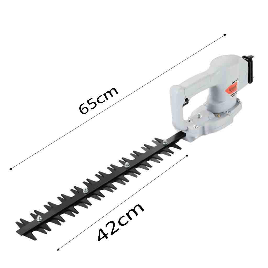 Cortasetos con batería de iones de litio de 24 V, longitud de la hoja de 420 mm, cortasetos pequeño con carga Garden Greening (recto de alta potencia + batería de litio de 20 A) (recto de alta potenc