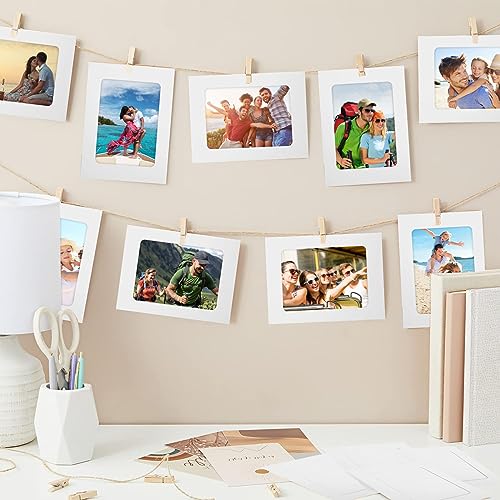 AIBAOBAO 10Pcs White Picture Frames Home Decor - Image 2