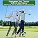 Rocalt Golf Swing Trainer, Right-Handed Click Stick Grip Trainer | Practice & Pre-Round Warm-Up Golf Training Aid for Inertia & Swing Tempo Practice, Helps Improve Flexibility & Maintain Balance