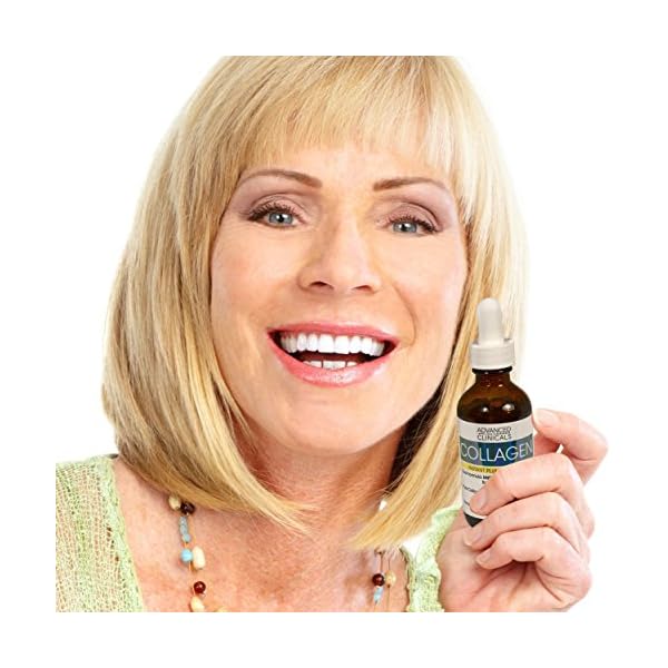 Advanced Clinicals Collagen Serum For Face | Collagen Face Serum For Skin Tightening Helps Lift, Plump, & Firm Sagging Skin | Serums For Skin Care | Anti Wrinkle Boost, Fragrance Free, 1.75 Fl Oz