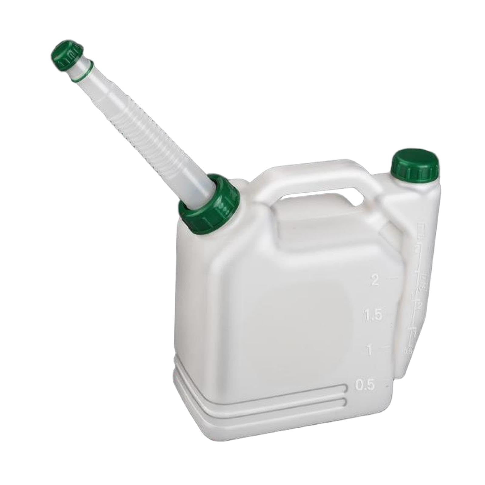 Bouteille de mélange d'huile, bidon d'essence, Moteur 2 Temps, Mesure et Distribution, Pot de Contraste Portable pour débroussailleuses et, 2 L