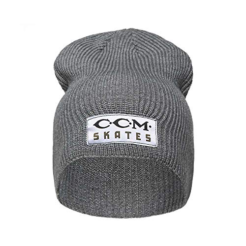 Bonnet CCM Vintage Knit Senior Gris en maille rétro pour adulte