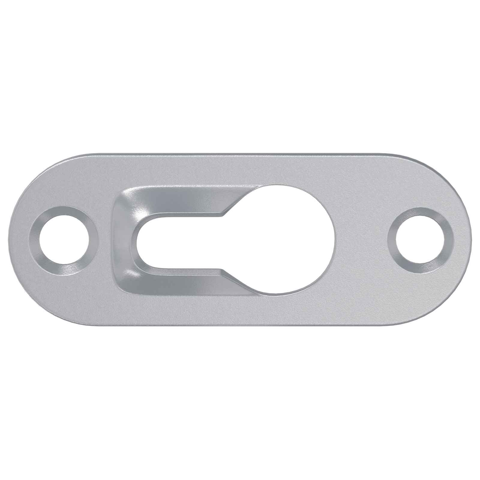 Wieszak na dziurkę od klucza z żelaza, srebrny, 45 x 16 x 3,5 mm, 3673 sztuki, akcesoria montażowe dla majsterkowiczów, akcesoria budowlane, materiał mocujący do łatwego mocowania i organizacji
