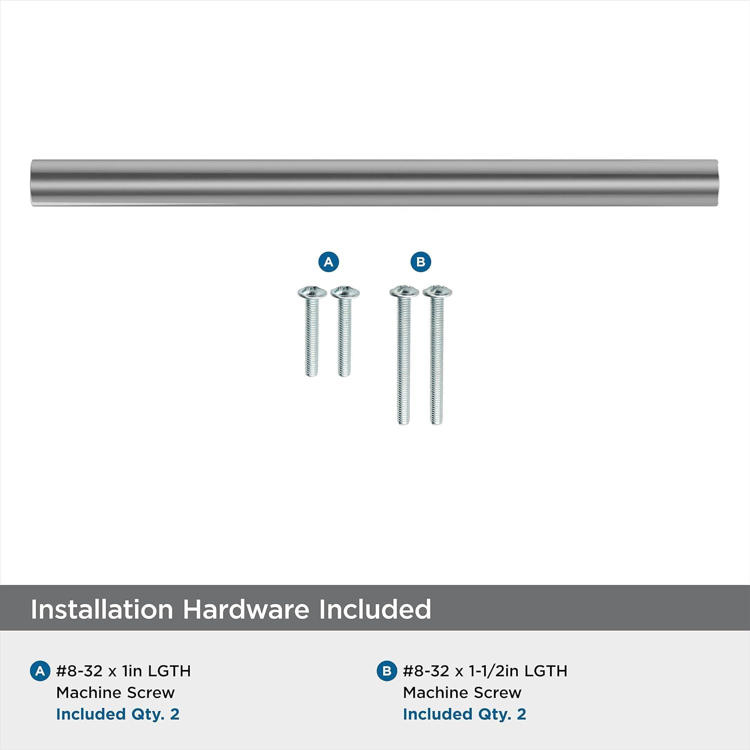 Amerock, Polished Chrome, 6-5/16 in. Center-to-Center - Image 4