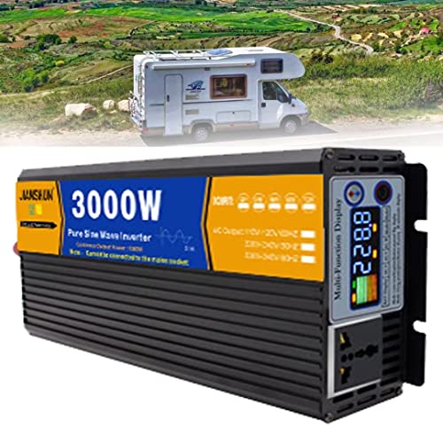 Onduleur 48V 220V 3000W à onde sinusoïdale pure pour véhicule