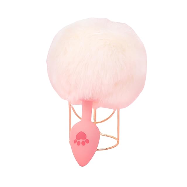 Anal Plug Fox Rabbit Tail for Women Sex Tail Prop with Silicone Butt Plug -USHF03 White Rabbit Style