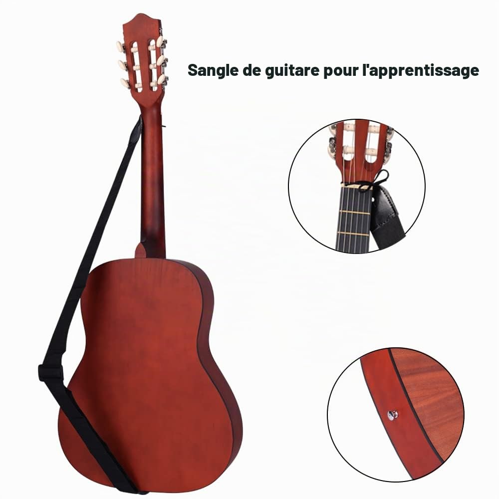 ADM 3/4 Guitare Classique pour Enfants, Guitare Acoustique Débutant Set 36 Pouces pour Adultes et Étudiants, Apparence Spéciale Guitare à Cordes en Nylon