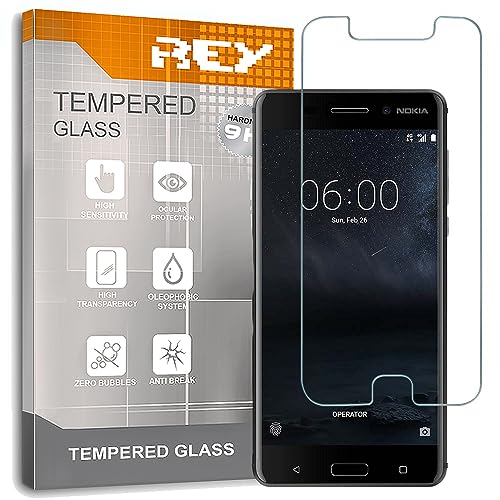 Pack 3X Pellicola salvaschermo per Nokia 6 Pellicole Vetro Temperato 9H+ qualità Premium