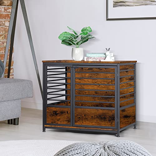 Liantral Dog Crate Furniture 24In Small Heavy Duty Dog Kennel House Cage With Storage Indoor Living Room Bedroom Side End Table #TOP6