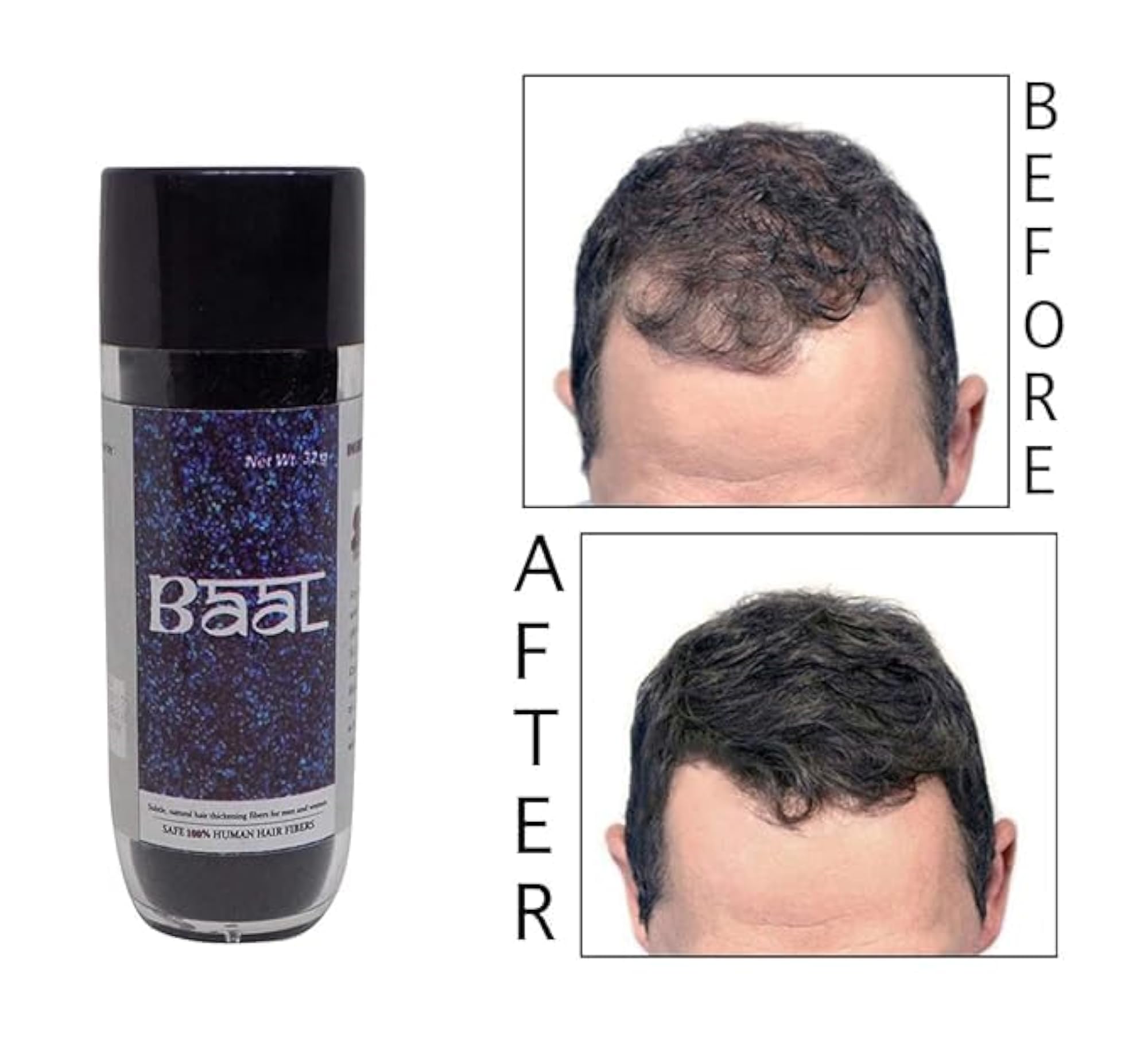 Hair Loss Concealer Spray, Dark Brown, 32 Gram