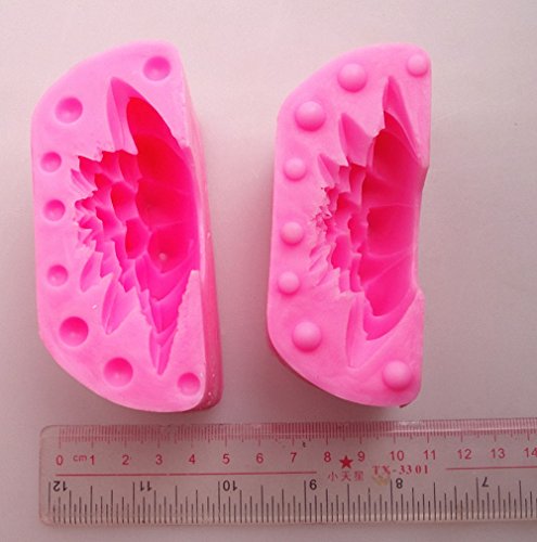 Succulent Plants Fondant Mold - Moldfun Succulents Silicone Mould For Candle, Soap, Wax, Crayon #TOP2