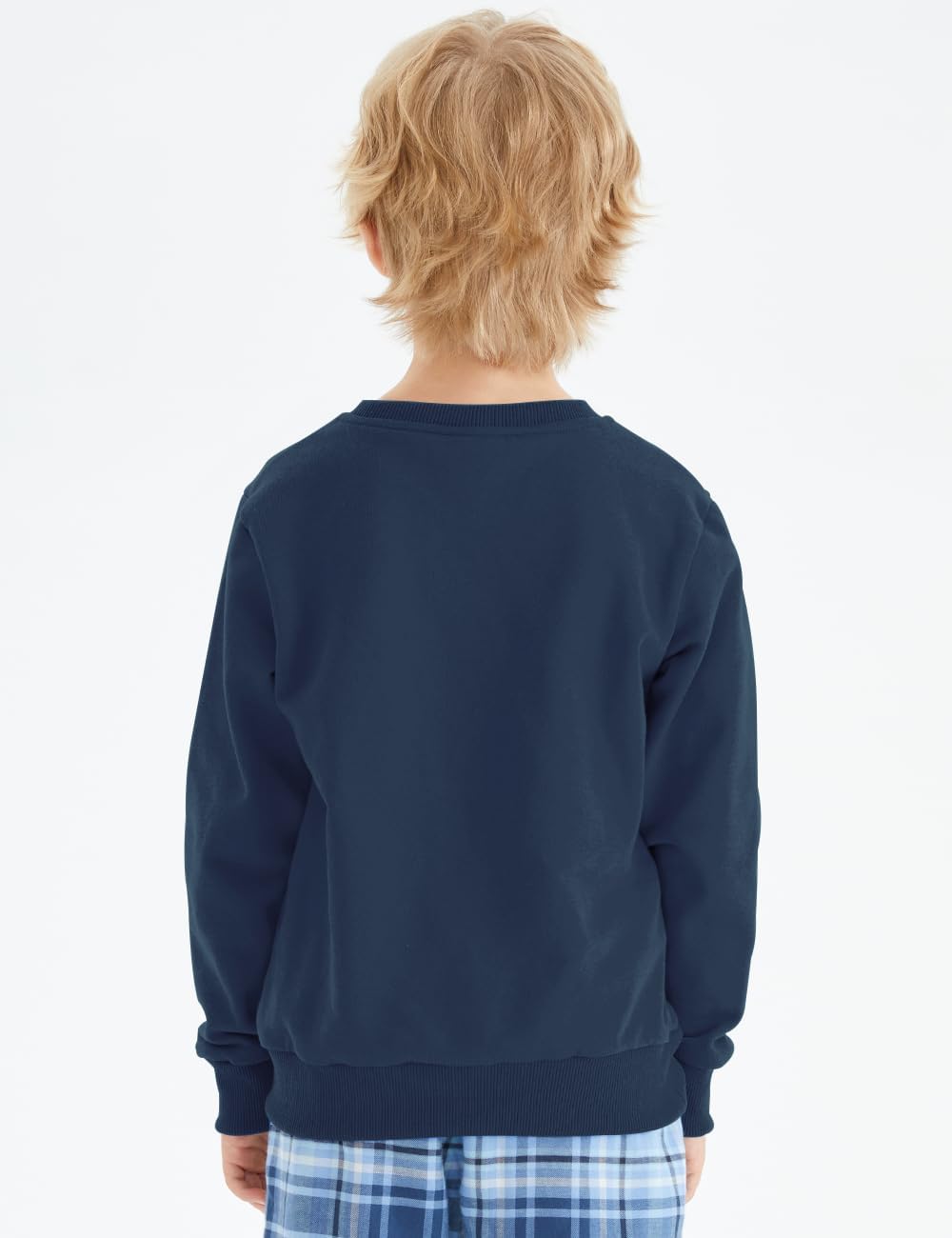 Spring&Gege Youth Basic Sport Crewneck Pullover Sweatshirts for Children(3-14 Years) - Image 3