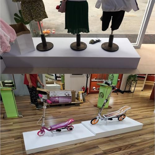 Base pour exposition de mannequins stable grand socle blanc de mariage 150cm - 5