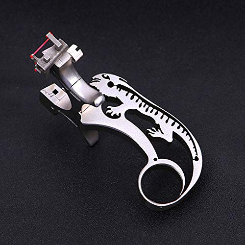 Hbg Sport Outdoor Hunting Slingshot Stainless Steel High Velocity Catapult Aiming Points Sling Shot With 3Pcs Replacement Rubber Bands #TOP5