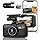 Miofive Dash Cam Car Front Rear 4K+4K WiFi Bluetooth Dash Cam with 64GB SD Card, Dual Car Camera with Parking Monitoring, Sup