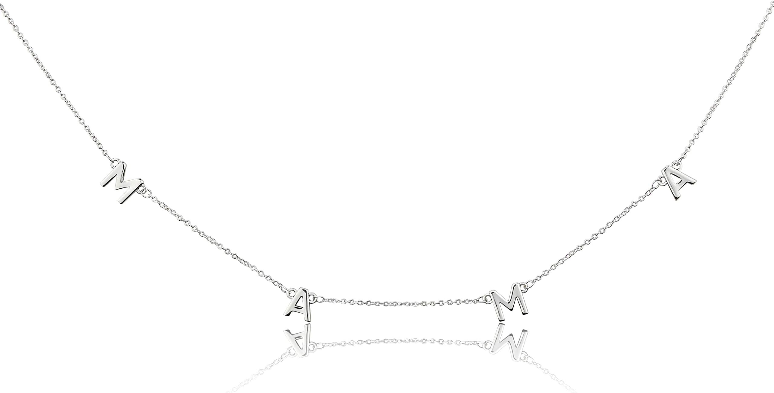 XKUZRWELayered CZ Heart Mama Necklace Dainty Necklace, 14k Gold Dipped Necklaces For Women, Valentines Day Gifts for Mom Layered Heart Pendant Mother's Necklace, Choker Necklaces for Mom, Designed in California