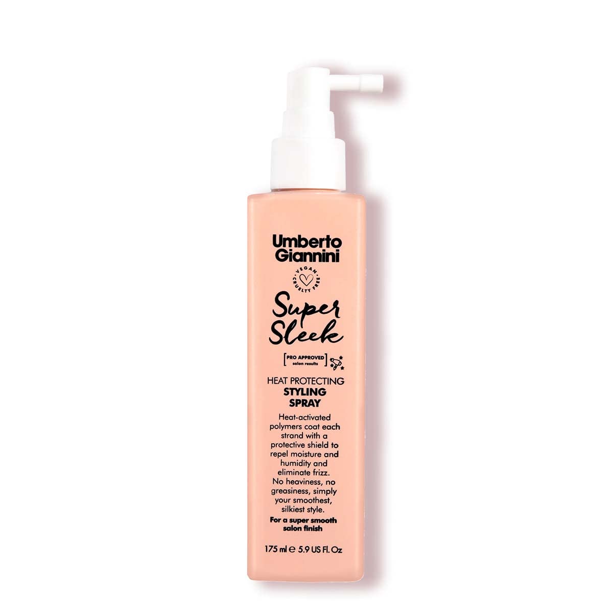 Umberto Giannini Super Sleek Heat Protecting Spray - Anti Humidity, Frizz Free, Moisturising Stying Spray - Vegan & Cruelty Free 175ml