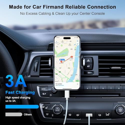Image of iPhone 17 16 15 Charger Fast Charging 40W,[Apple MFi Certified] 1Pack USBC Wall Charger Block with 6FT USB to USB C Cable USB-C Fast Charger for iPhone 17 (CBlue)