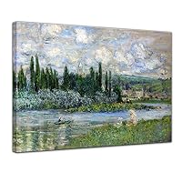 Leinwandbild Claude Monet – Saint Germain L'Auxerrois In Paris, 60x50 Cm, Fertig Gerahmt Zum Aufhängen