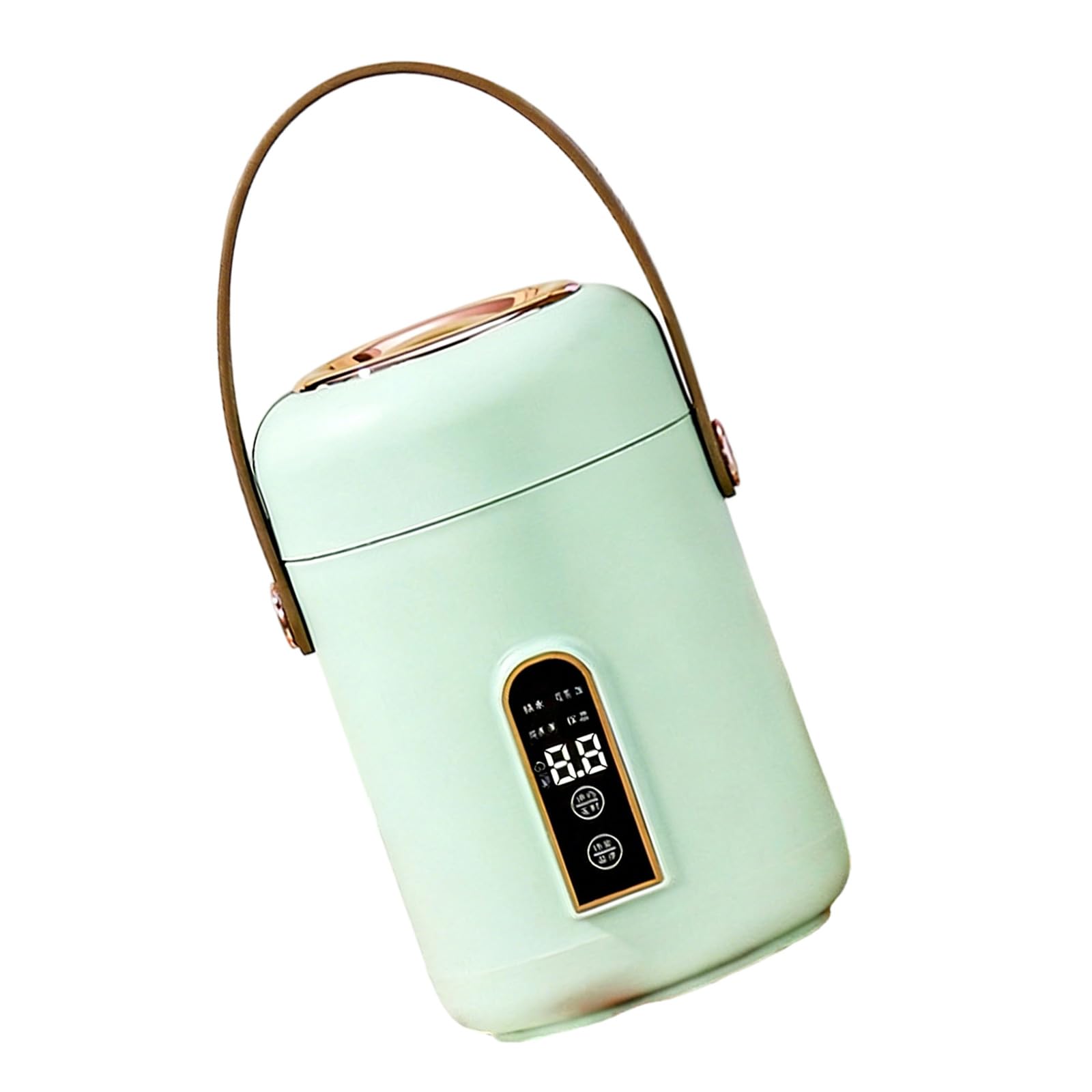 Kaeltsyn Electric Cooking Pot Multifunction Stew Porridge Keep Warm Soup Bucket Portable for Home Dorm