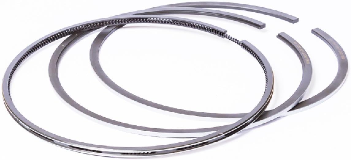Piston Rings Set Standard 93mm STD for ALFFAA ROMEEOO 75 164 OV R.Z Super ZEGATO 9-0114-00, Silver