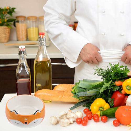 Bol à salade en céramique résistant aux tâches pour simplifier la vaisselle