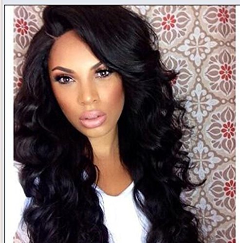 YOURWIGS Wigs Long Curly Wave Heat Resistant Wig Cosplay for Black Woman Natural Looking Wig with Wig Cap Z019