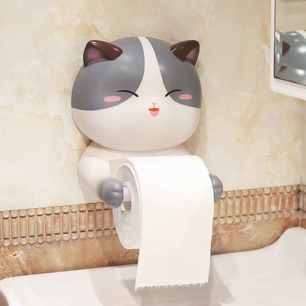 トイレットペーパーホルダー インテリア雑貨 ティッシュケース 壁飾り 猫 Amazon.co.jp: トイレットペーパーホルダー 壁掛け式 ティッシュ