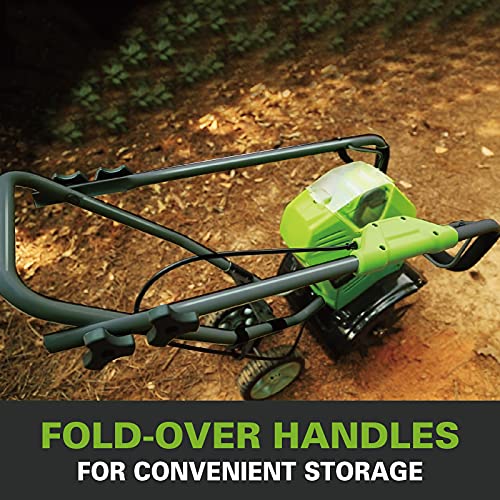 Greenworks Tools GWT40VS2-TILLER-TO accu grondfrees G40TL (Li-Ion 40V accu grondfrees met 4 speciaal geharde messen… - Afbeelding 7