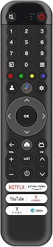 RC833 Voice Replace Remote Compatible with TCL TV 55P6K-UK 65P6K-UK
