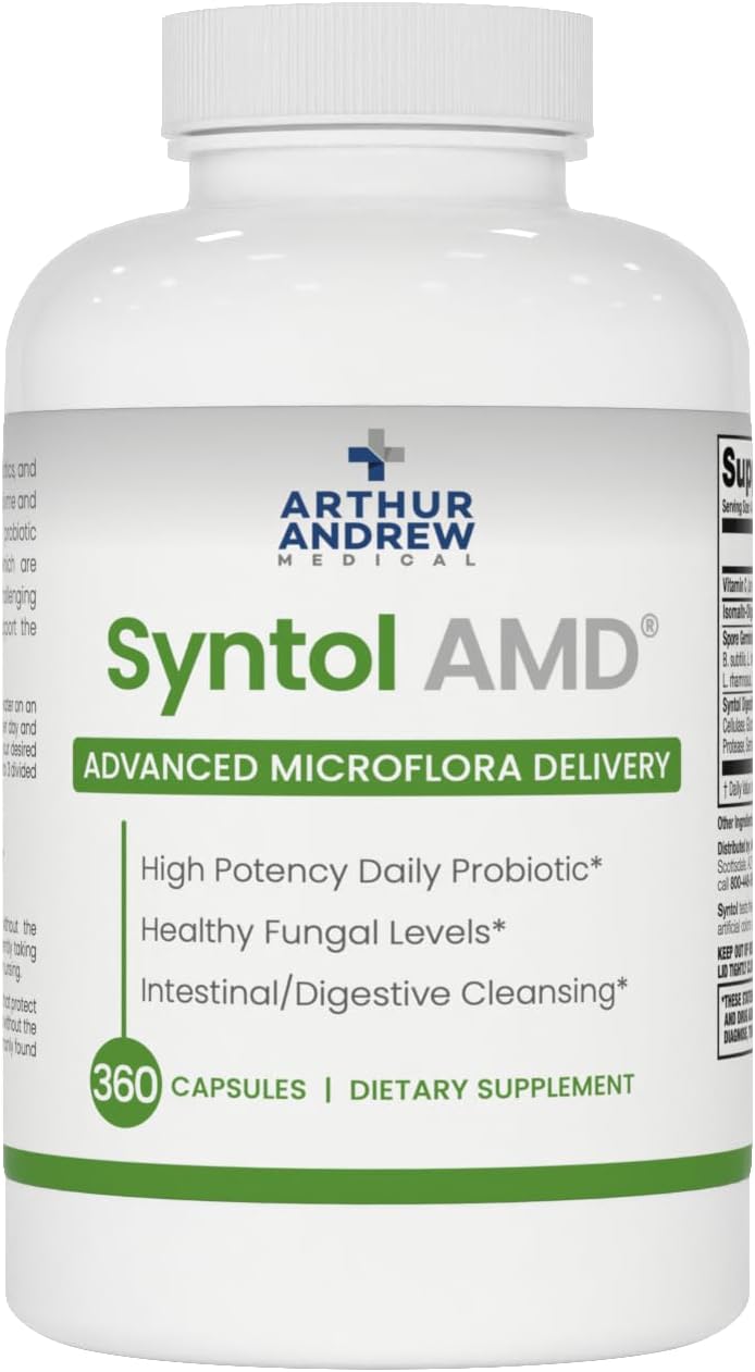 Syntol AMD, Advanced Microflora Delivery, 500 mg, 360 Capsules