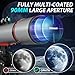Opaita Telescope for Adults High Powered - 90mm Aperture 600mm Refractor Telescope for Kids & Beginners - Portable Astronomy Telescopes Profesional with Phone Adapter Tripod Carry Bag