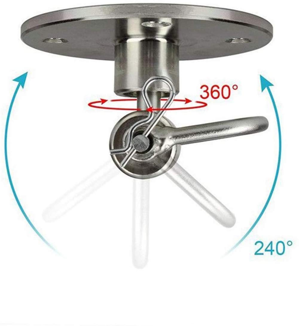 ZXBAODAN Sandbags Boxes 360 ° Speed Bag Swivel Hanger Swing Hanger, Built-in Pivot Bearing - pear Ball Basic Equipment with Mount Tools Mount Kit Training