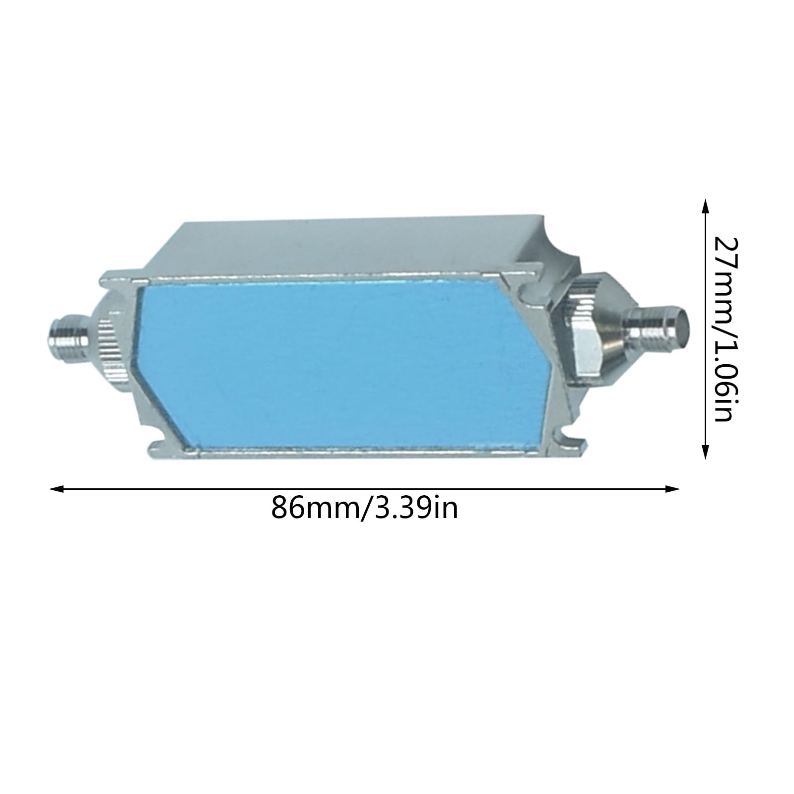 Filtro passa-banda BPF118-136MHz Filtro passa-banda 50ohm Interfacce SMA 0.1W Forza di ingresso Filtro passa-banda 20dBm