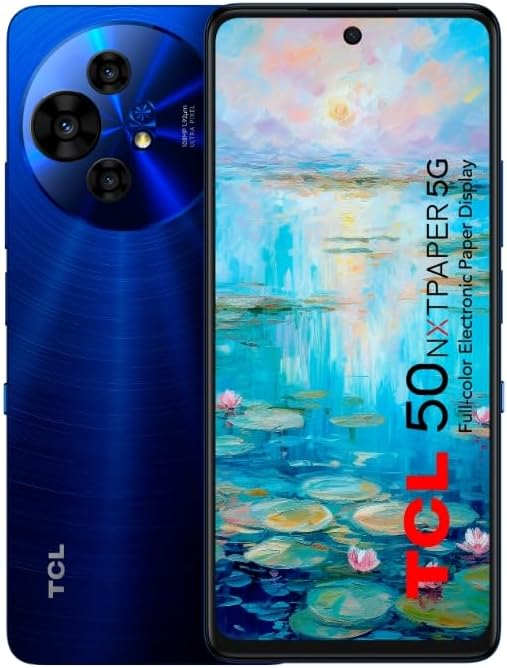 50 NXTPAPER 5G Smartphone, 6.8 inch FHD+ Display, 16GB (8+8)/256GB, Expandable MicroSD, Dual SIM, 50MP Camera, 5010mAh Battery, Android 14, Midnight