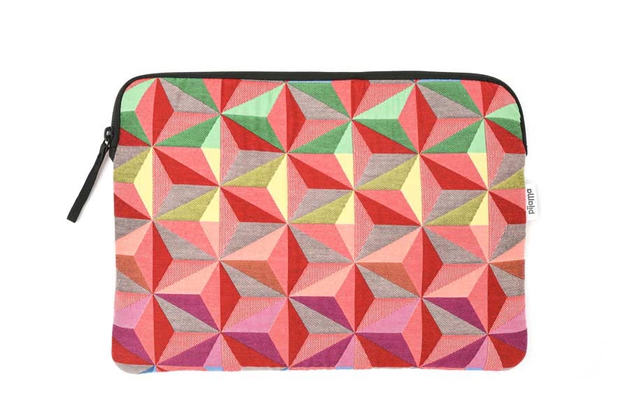 Housse MacBook Pro 14 pouces Prisma Red haut de gamme à fermeture éclair