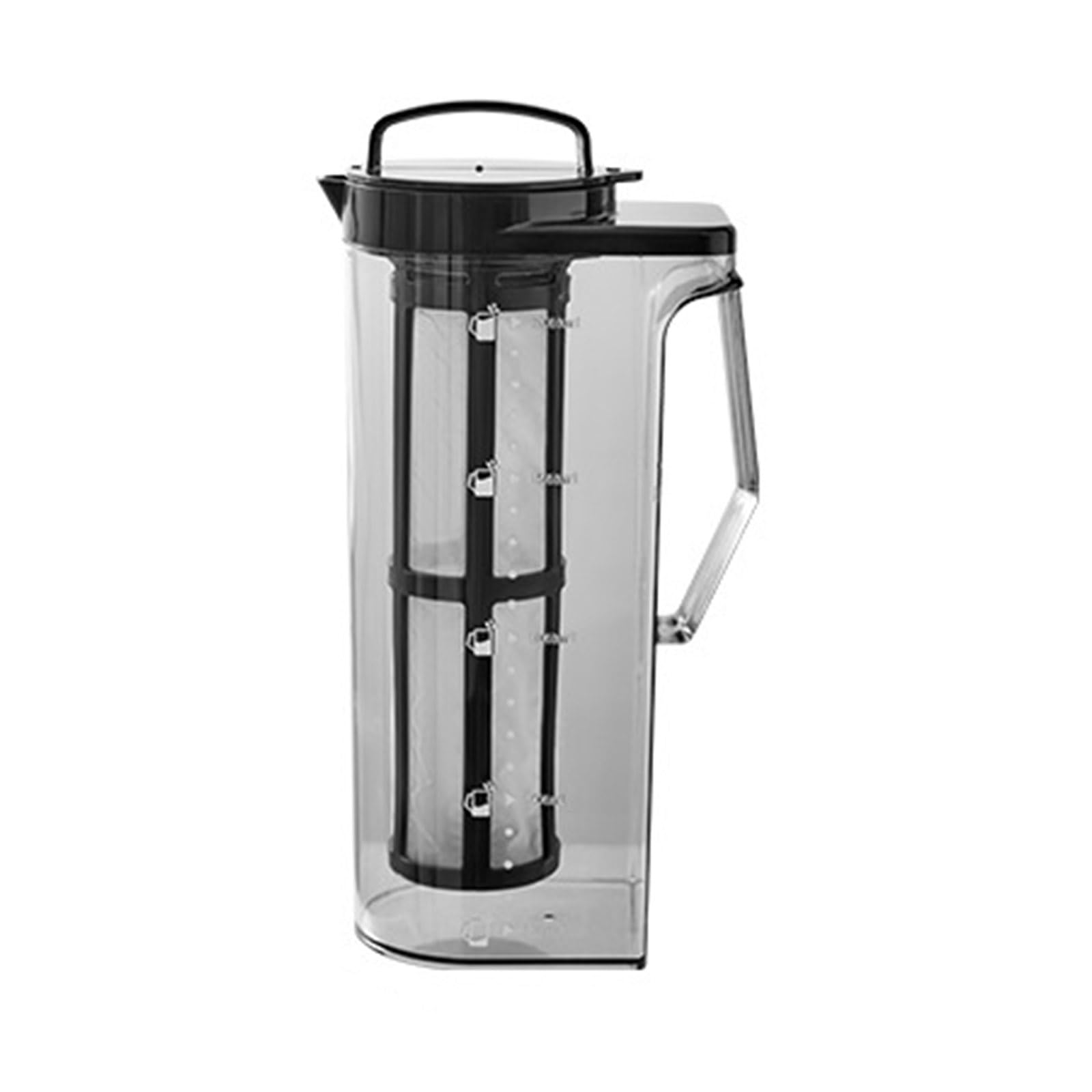 Qusinfc Brew Coffee Maker with Filter and Handle Large Capacity Ice Coffee Pots Iced Tea Coffees Kettle for Homes Kitchen Iced Tea Kettle