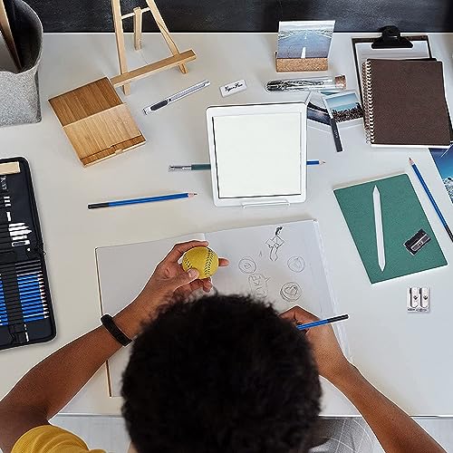 Image of Professional Drawing Pencils and Sketching Kit for Artist (33)