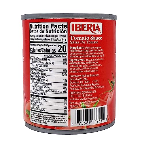 Iberia Tomato Sauce, 8 Ounce (Pack Of 24) Salsa De Tomate (Packaging May Vary) #TOP2