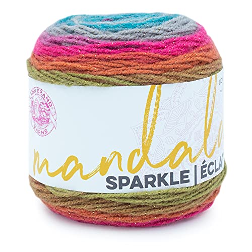 Image of Lion Brand Yarn Mandala Sparkle Yarn, Astrid, 1 Skein