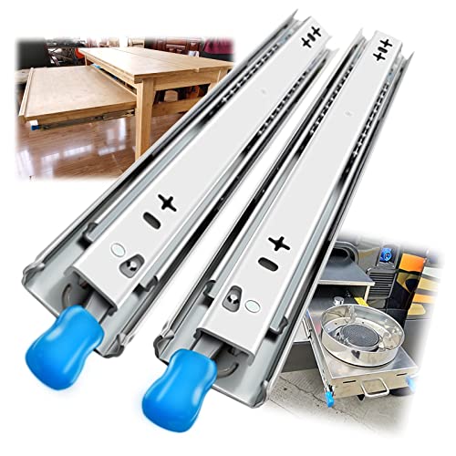 Guías para cajones con cerradura de alta resistencia para gabinetes de cocina de 500 mm