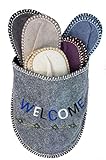 welcome to st tropez download Material: 100% Polyester Spetebo Gästepantoffelset Welcome - 11-teiliges Hausschuhe Set mit Riesenpantoffel - Gästehausschuhe Pantoffel Gästepantoffeln, 5 Hausschuhe in großer Pantoffel, Größen 35-45, hellgrau