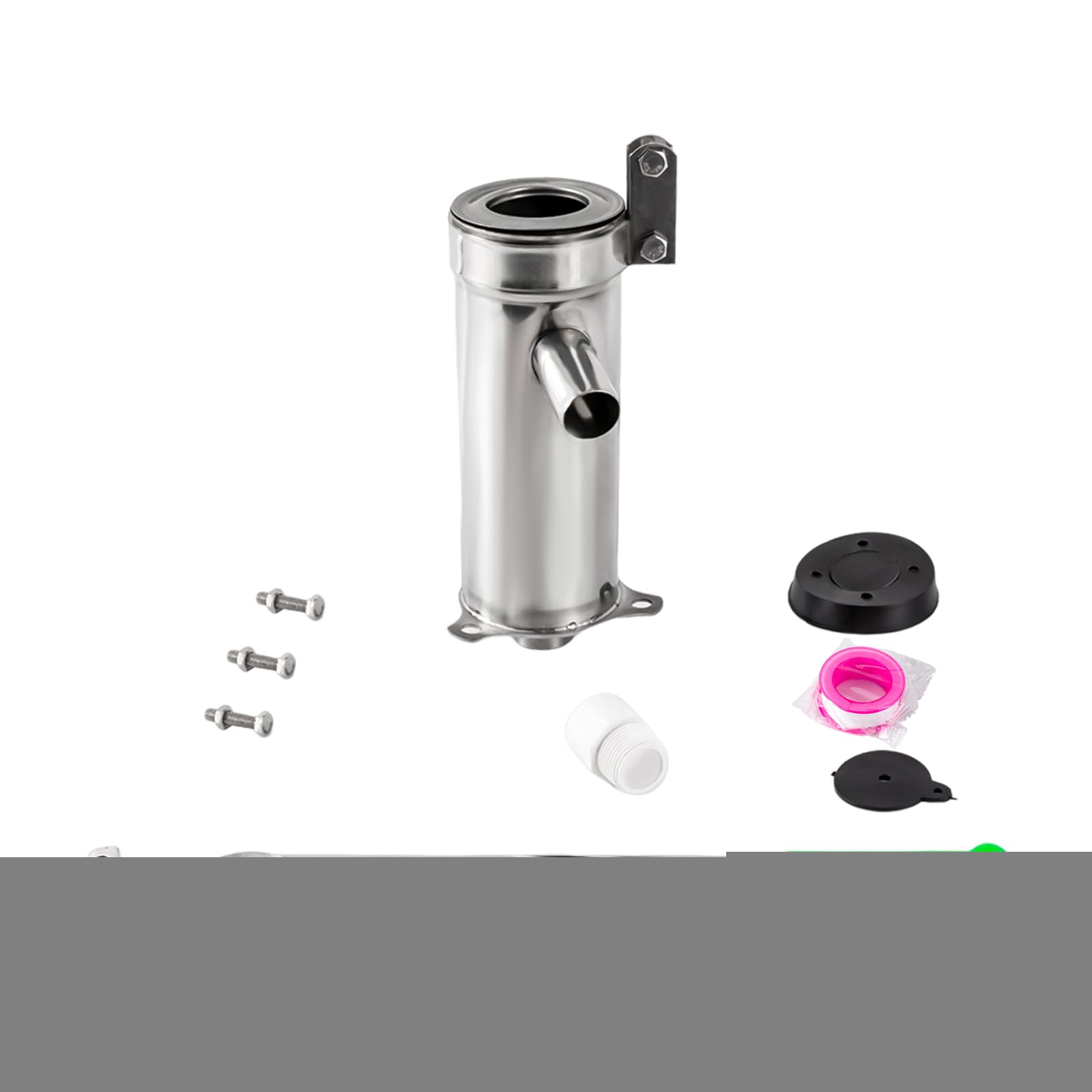 Pompa acqua 202 in acciaio inox con pompa di aspirazione, maniglia, ciotola in pelle, cuscinetto di arresto dell'acqua, viti, pompa a mano acqua per giardini, parchi, stagni, luoghi pittoreschi
