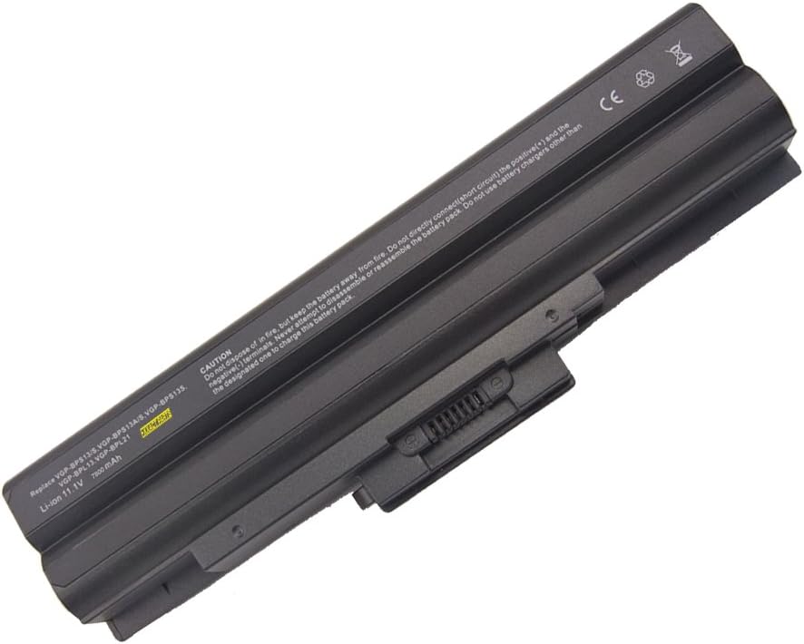 Exxact Parts Solution SONY compatible 9-Cell 11.1V 7800mAh High Capacity Generic Replacement Laptop Battery for VGP-BPL13,VGP-BPL21,VGP-BPS13,VGP-BPS13/B,VGP-BPS13/Q