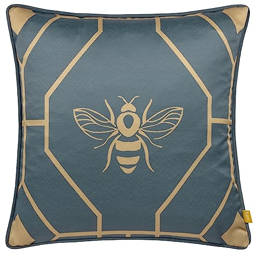 furn. Bee Deco Cushion Cover,French Blue,43 x 43 cm
