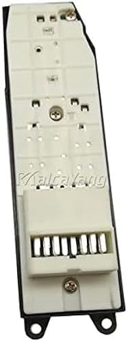 Miniatura 5 de TANHUI Interruptor de control de ventana eléctrica de coche para Toyota Hilux Dual Cab LN167 Prado 90 Series, negro, botón pulsador, operación manual