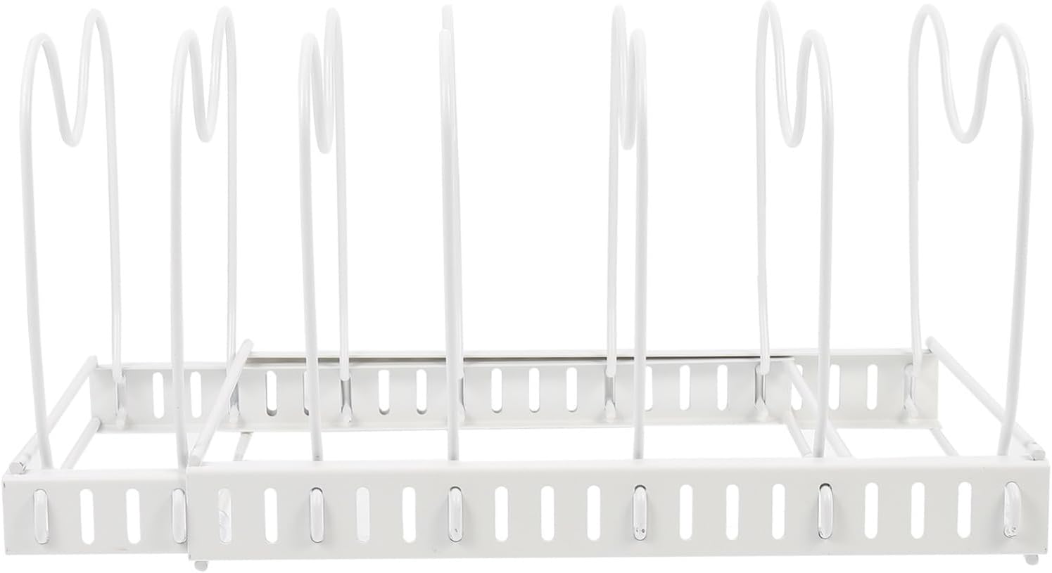 Telescopic Iron Pot Lid Stand Metal Pot Cover Rack Kitchen Organizer Stable Storage Holder