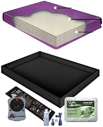 Boyd's 98% WAVELESS WATERBED Mattress/Liner/Heater/PAD/Fill Drain/Conditioner KIT (Queen 60x84 Tranq5B2)