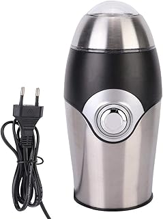 Moulin à café électrique, moulin à épices lame en acier inoxydable grains de café/épice/moulin mélangeur moulin multifonction pour cuisine UE 220-240V