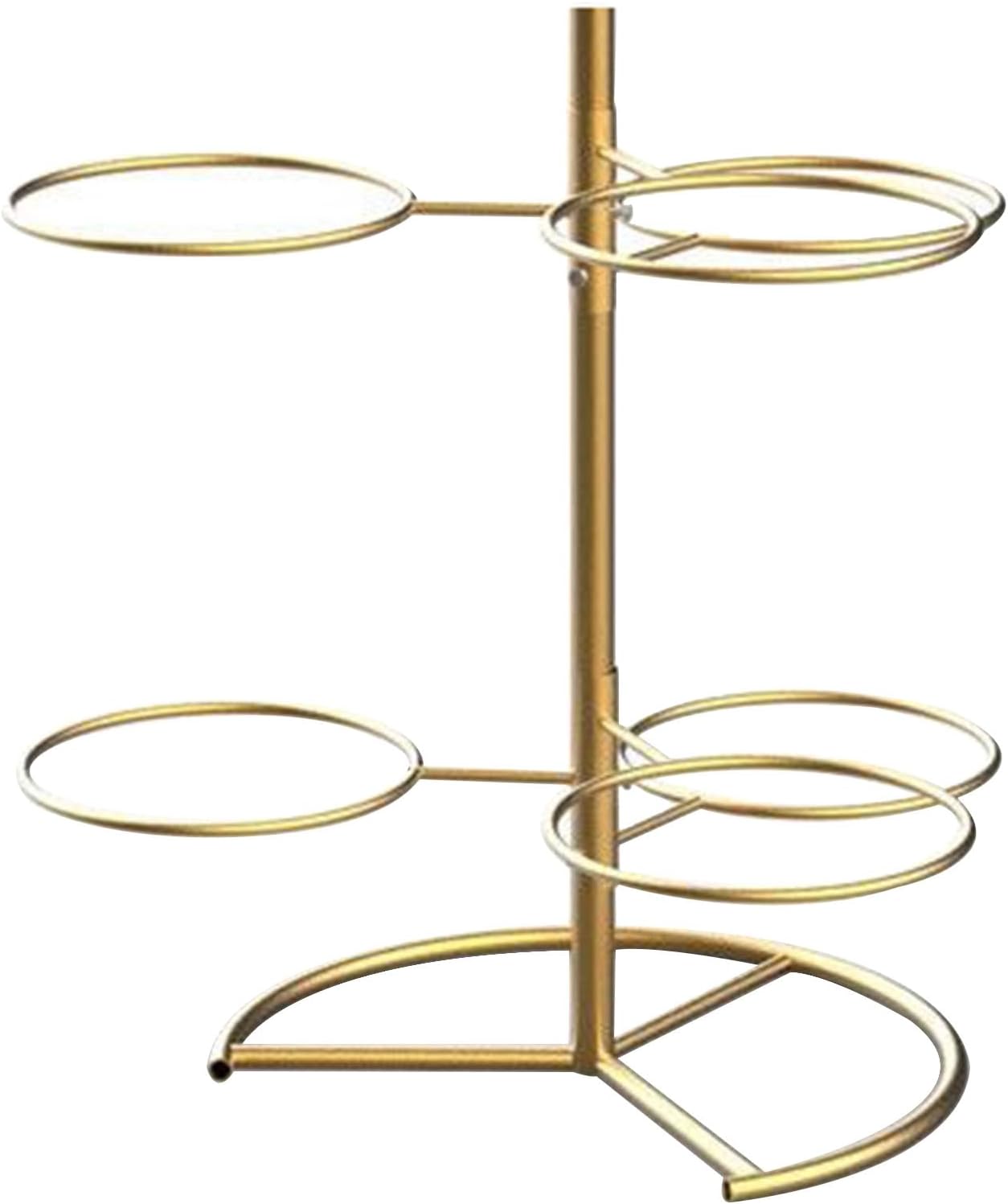 Exercise Ball Storage Rack, HeavyDuty Yoga Ball Holder for Gym and Home, SpaceSaving Solution for Stability and Barre Balls -Gold-140cm